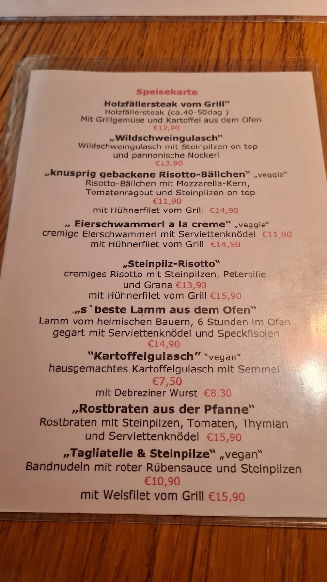 Speisekarte photo 1