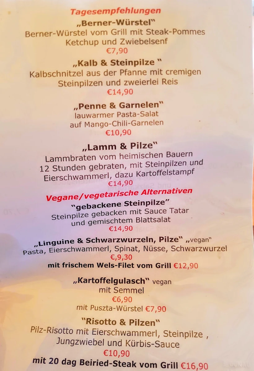 Speisekarte photo 4