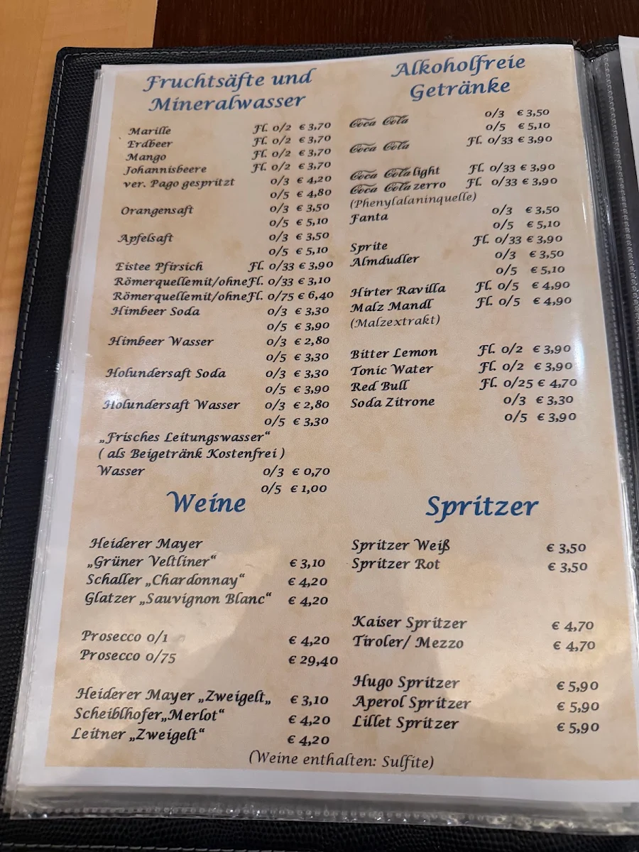 Speisekarte photo 2