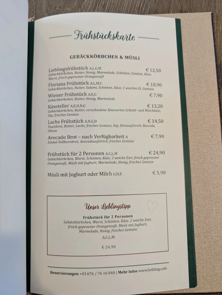 Speisekarte photo 1