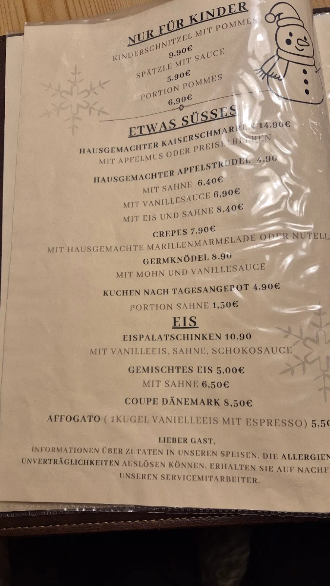Speisekarte photo 2