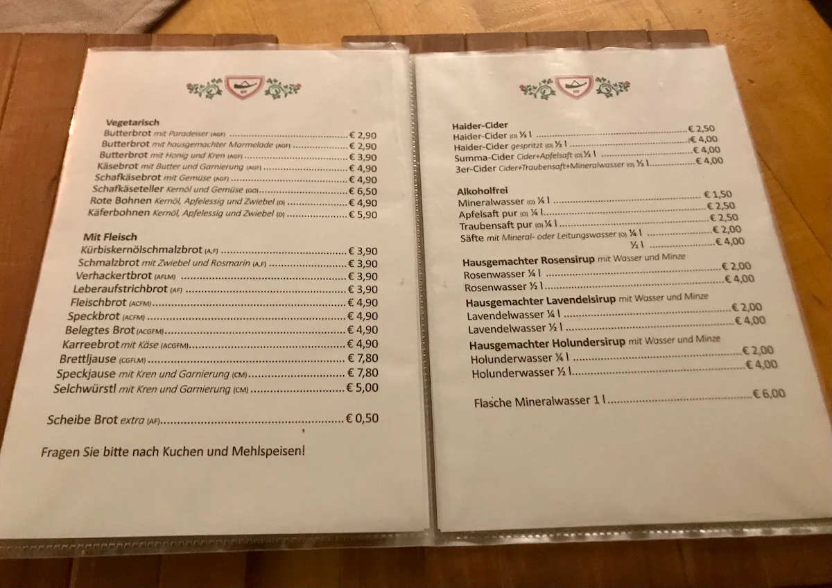 Speisekarte photo 9