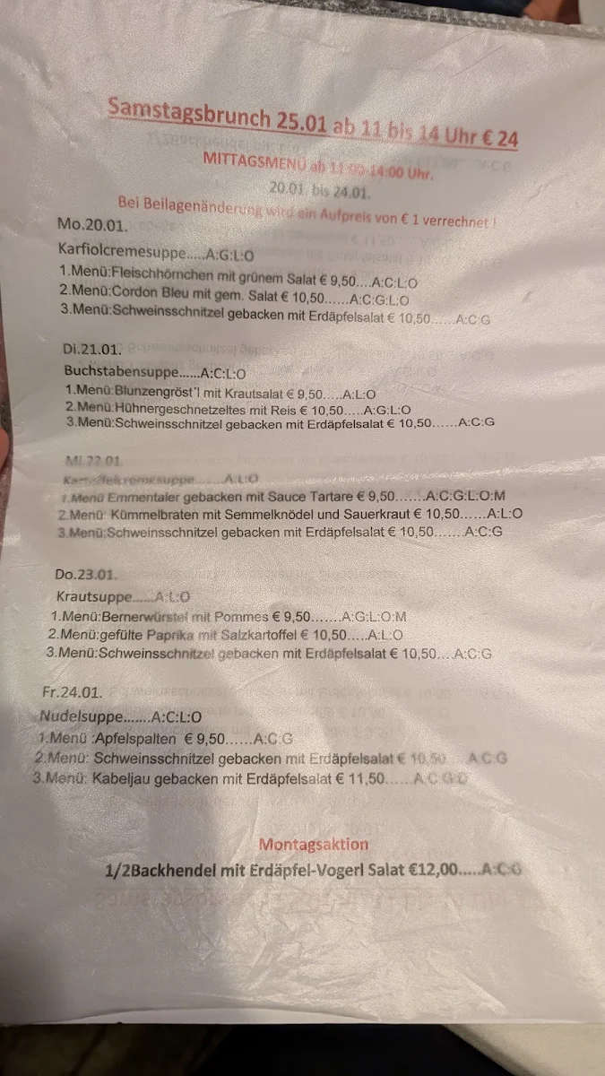 Speisekarte photo 2