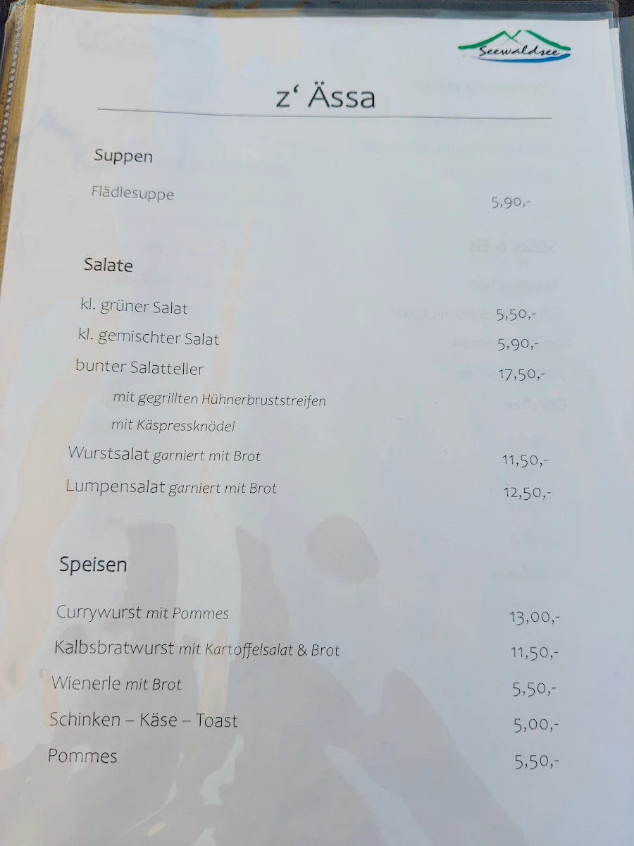 Speisekarte photo 2