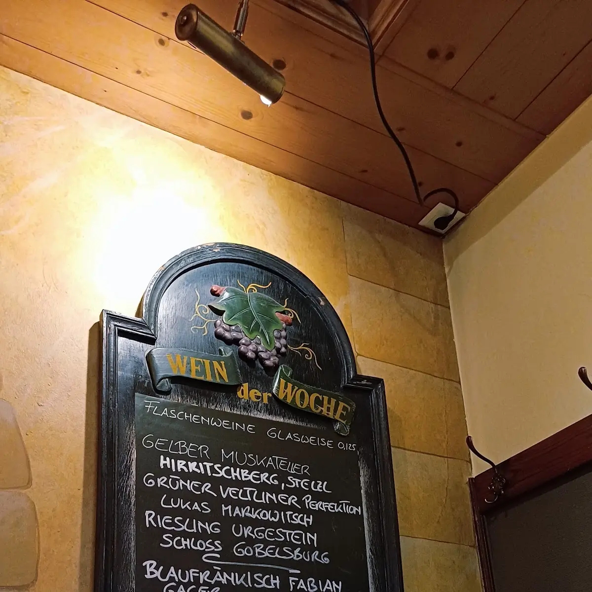 Speisekarte, Restaurant Stöger
