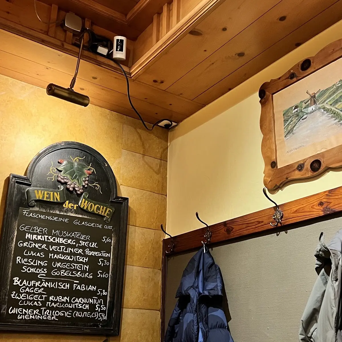 Speisekarte, Restaurant Stöger