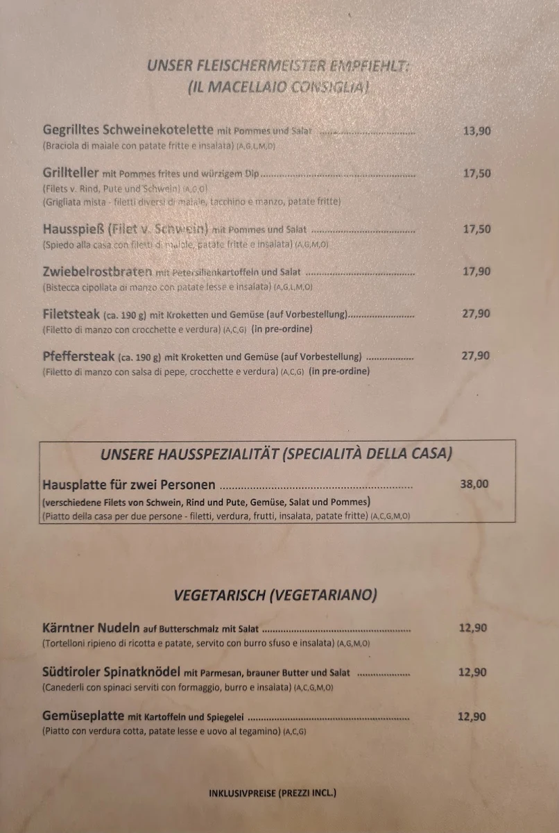 Speisekarte photo 1