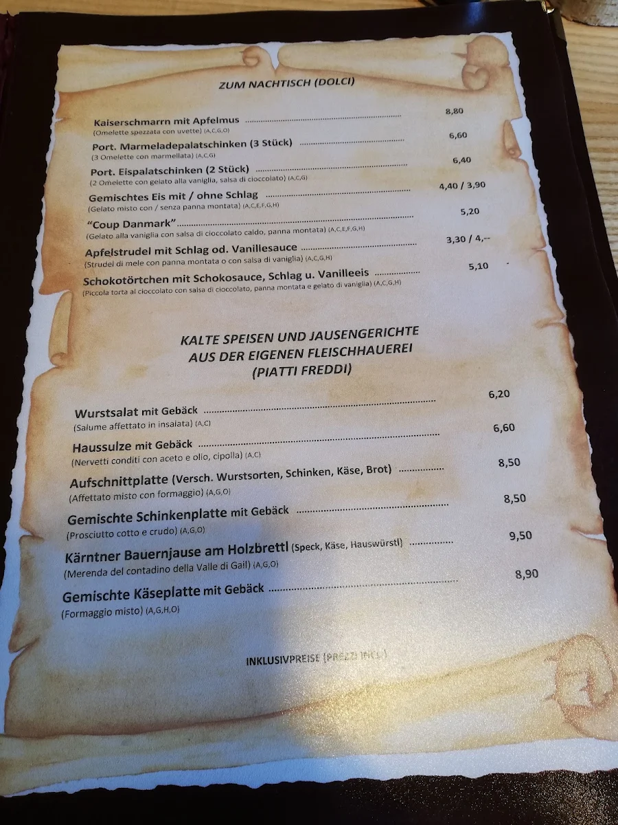 Speisekarte photo 3