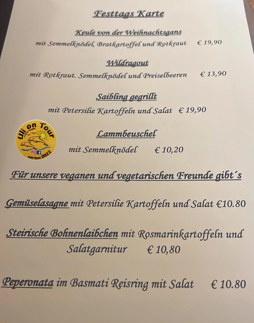 Speisekarte photo 2