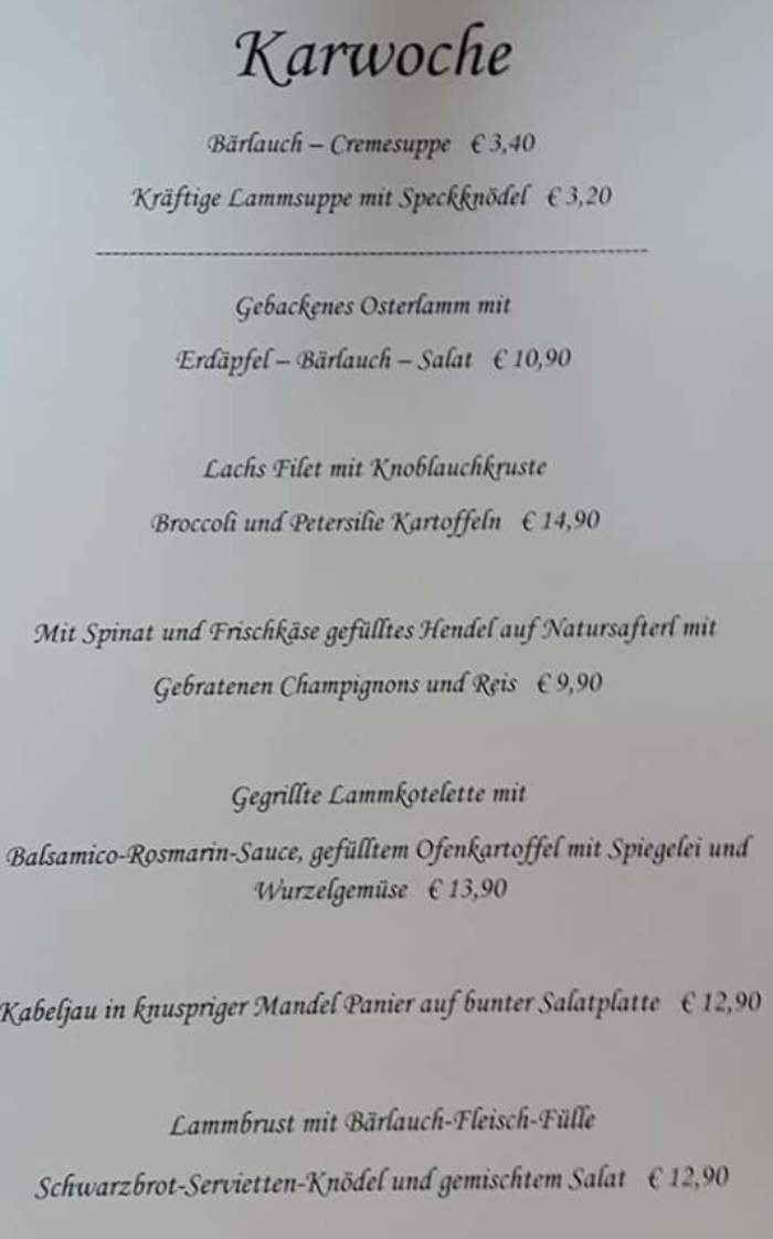 Speisekarte photo 9