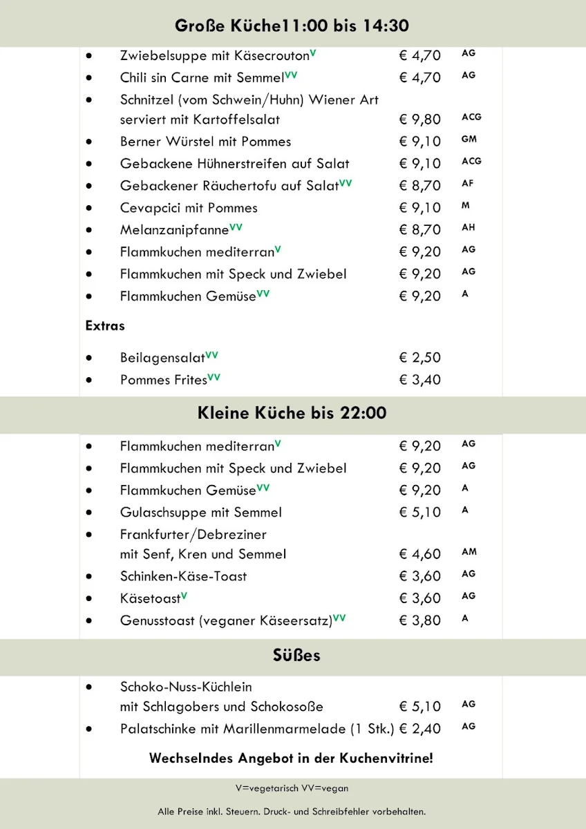 Speisekarte photo 2