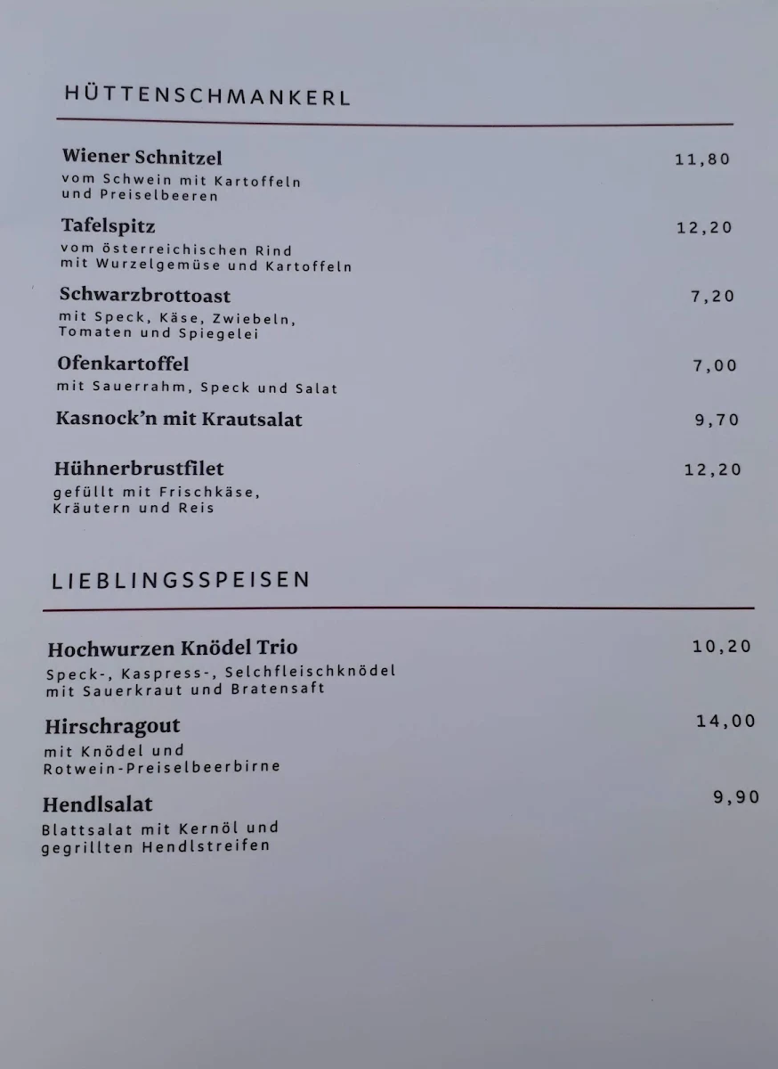 Speisekarte photo 9