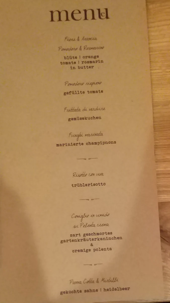 Speisekarte photo 1