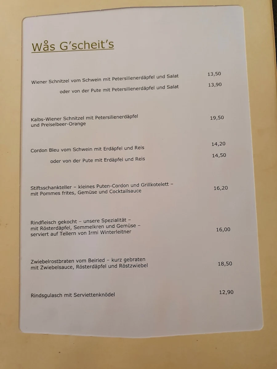 Speisekarte photo 2