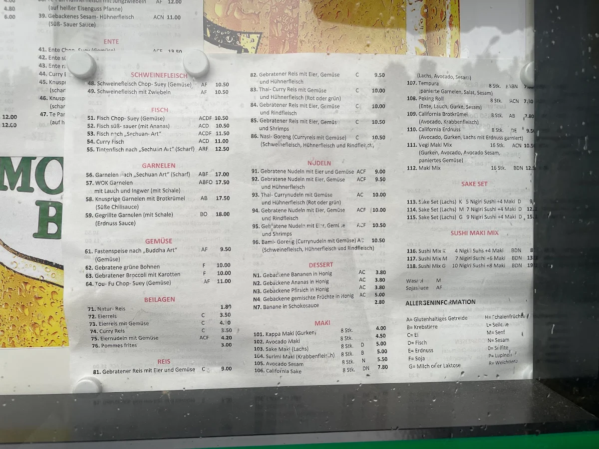 Speisekarte photo 2