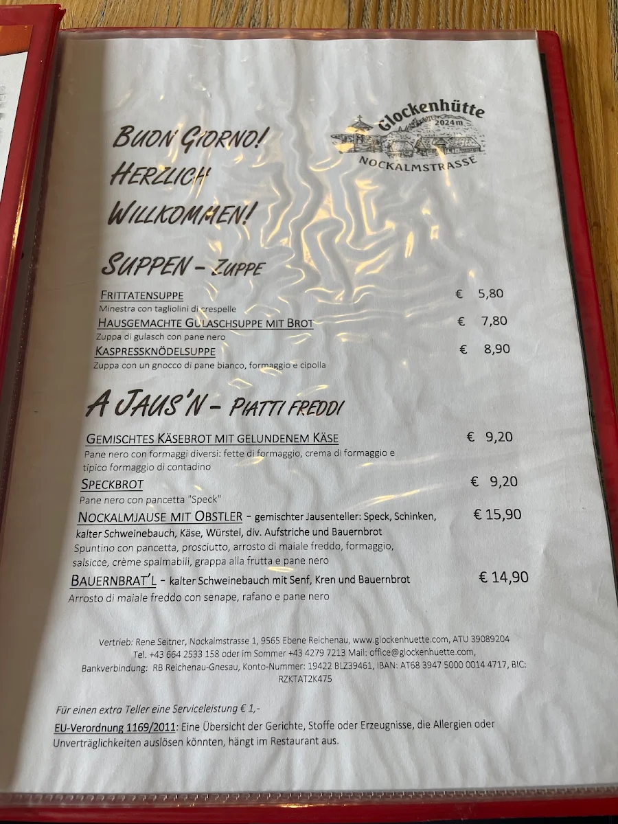 Speisekarte photo 3
