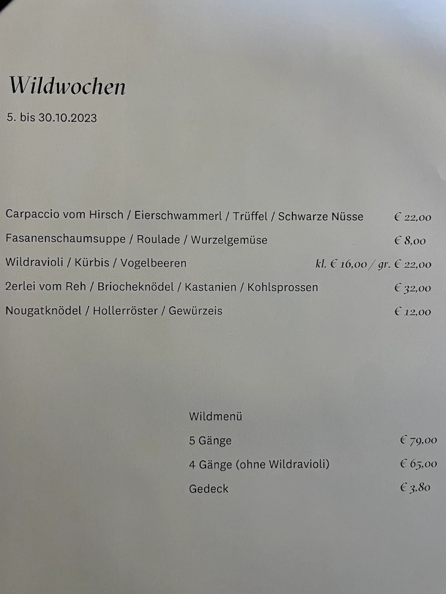 Speisekarte photo 1