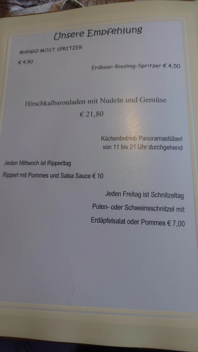 Speisekarte photo 5