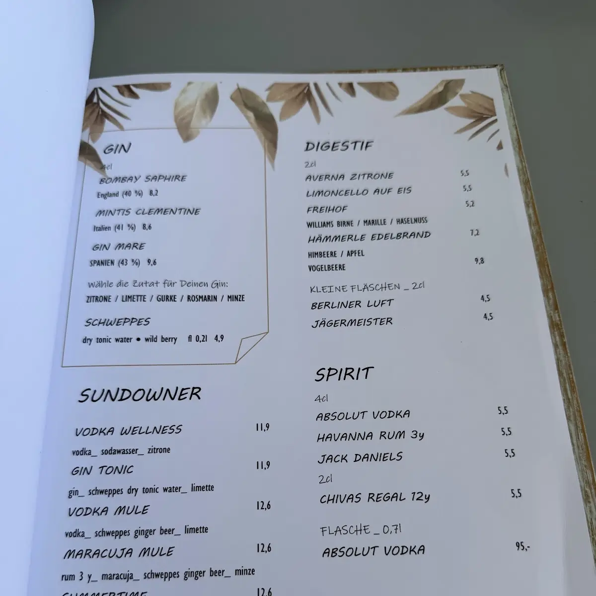 Speisekarte photo 3