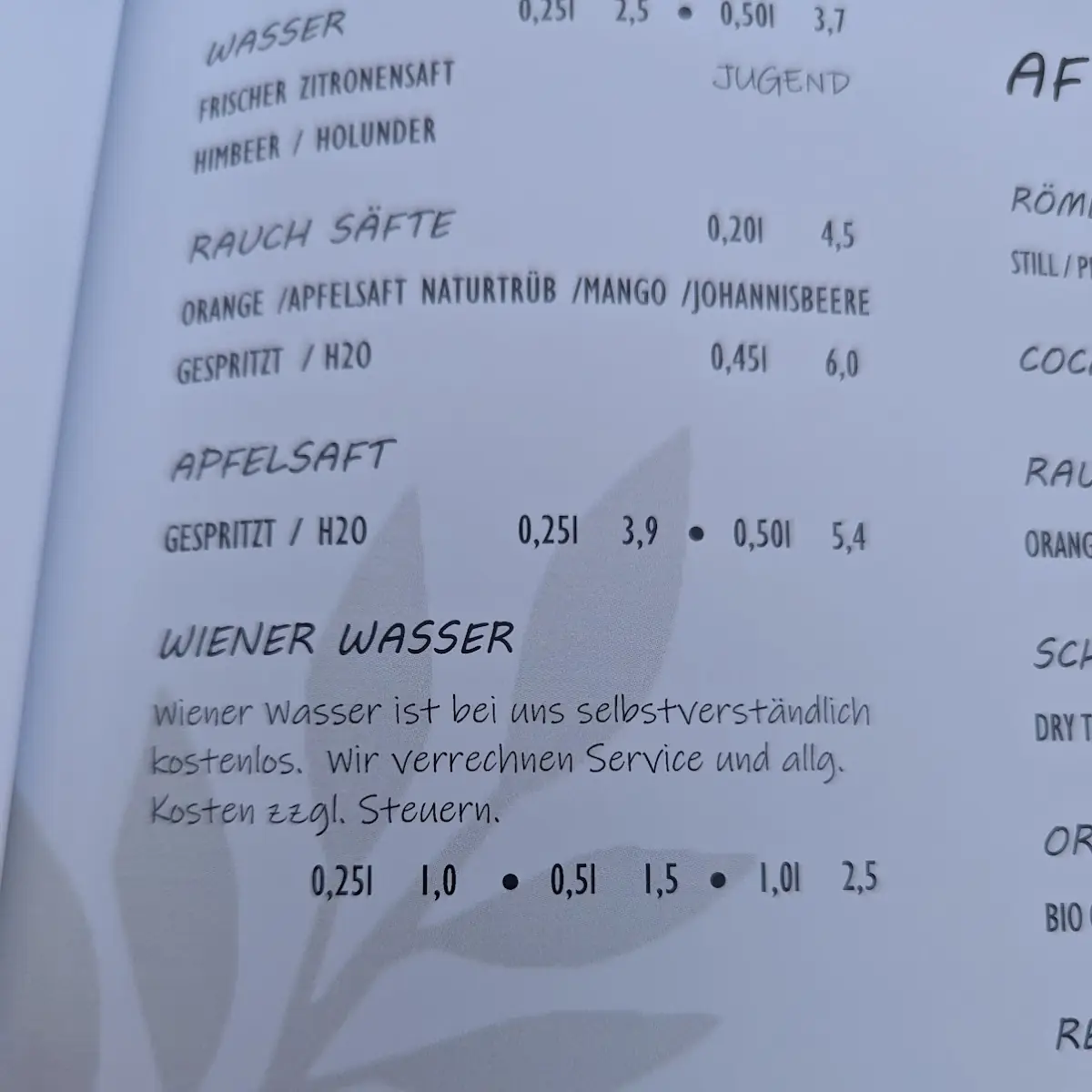 Speisekarte photo 7