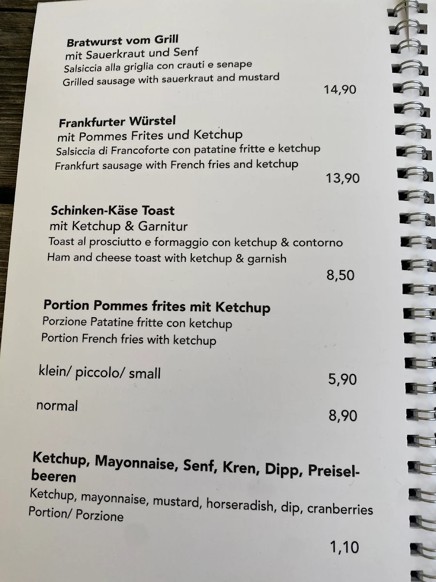 Speisekarte photo 1
