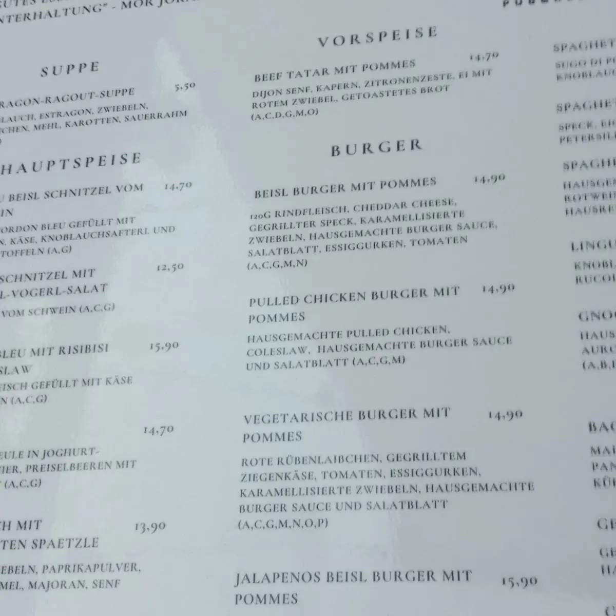 Speisekarte photo 9