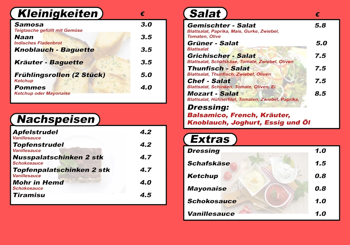 Speisekarte photo 2