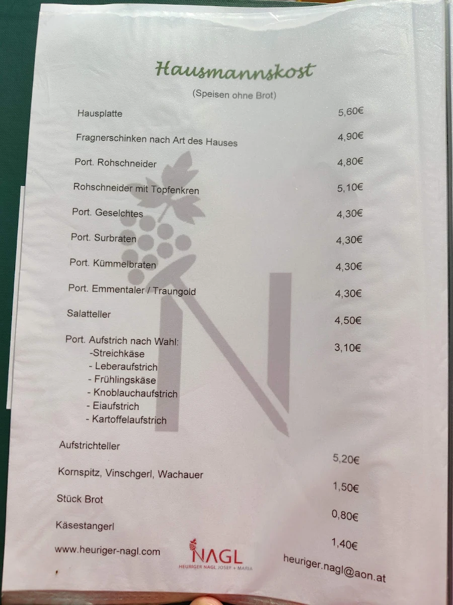 Speisekarte photo 2