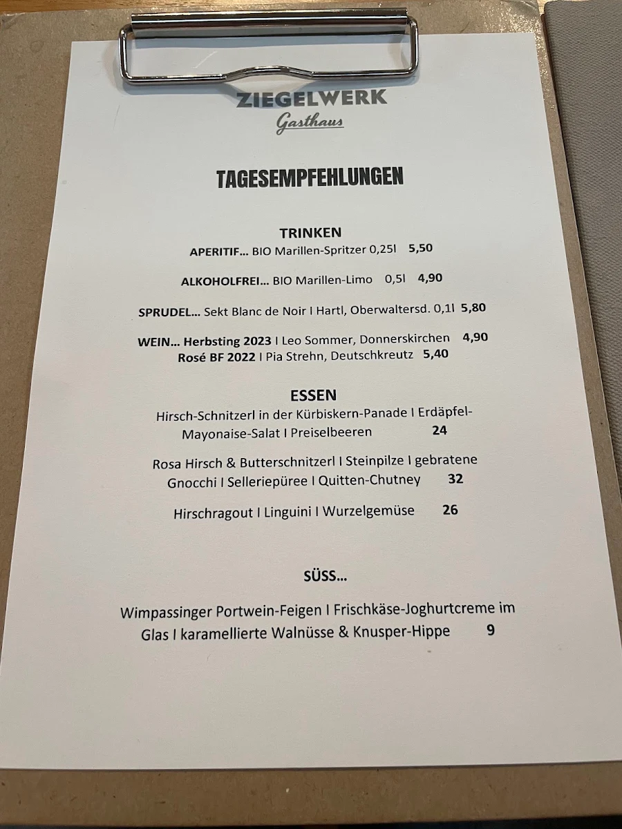 Speisekarte photo 1