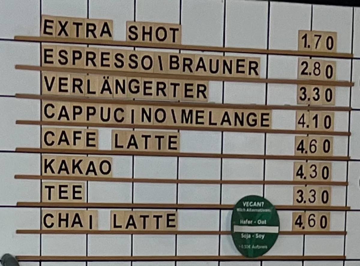 Speisekarte photo 2