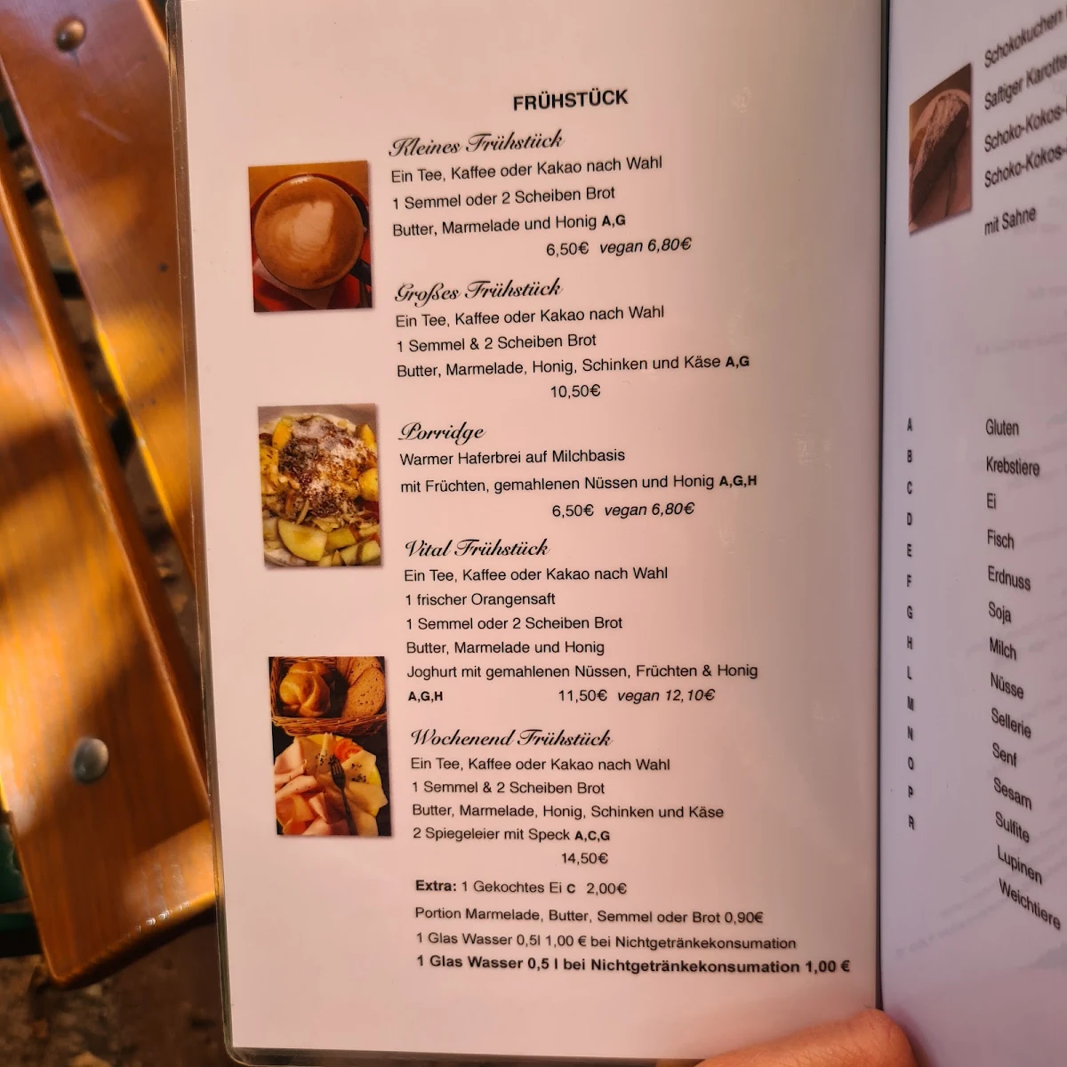 Speisekarte photo 2