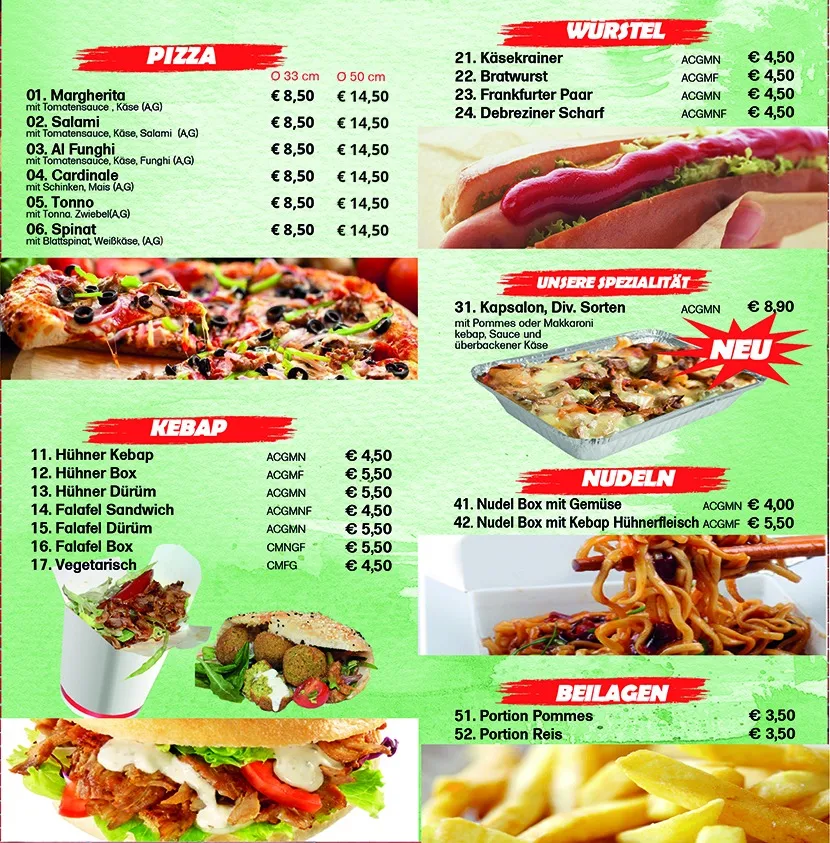 Speisekarte photo 1
