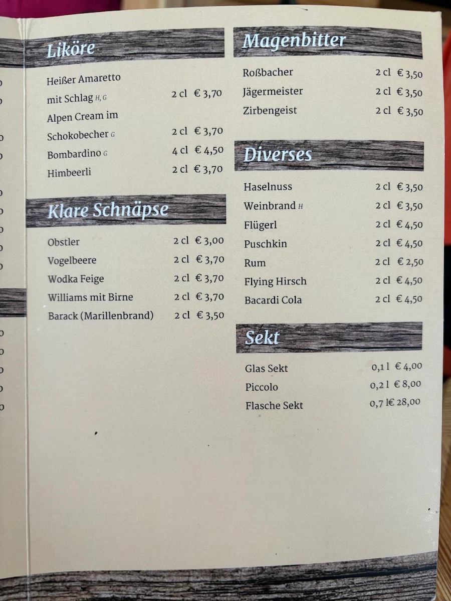 Speisekarte photo 4