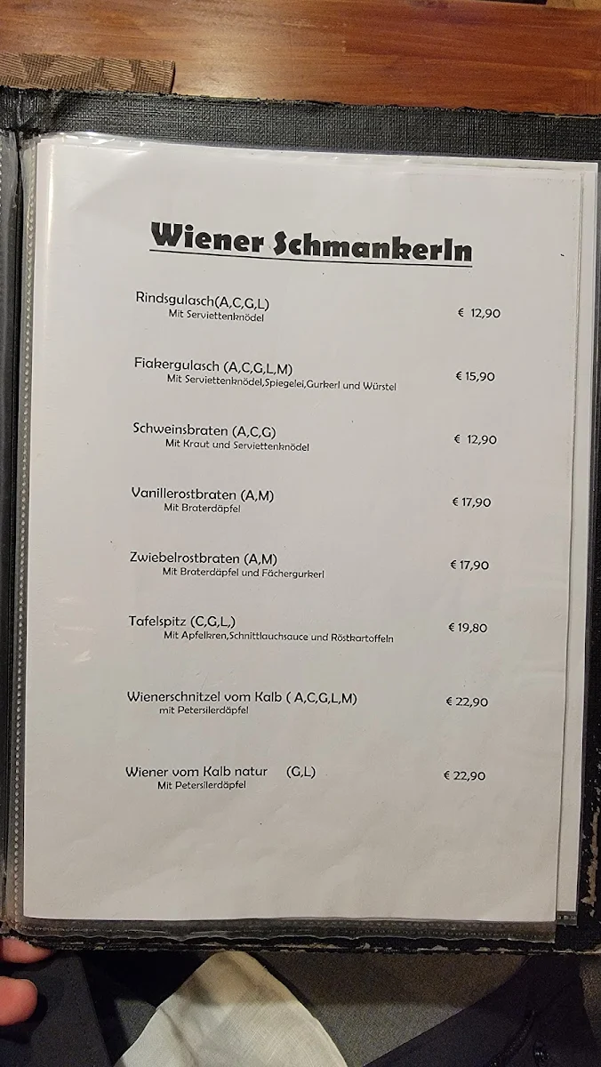 Speisekarte photo 5