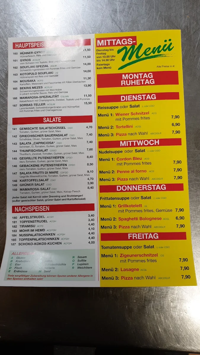 Speisekarte photo 1