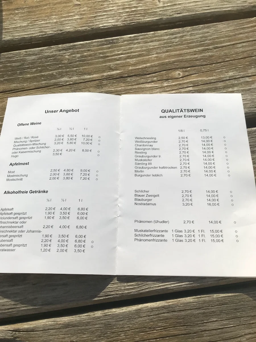 Speisekarte photo 2