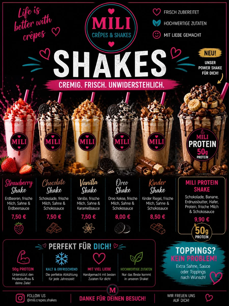 MILI Crêpes & Shakes Titelbild