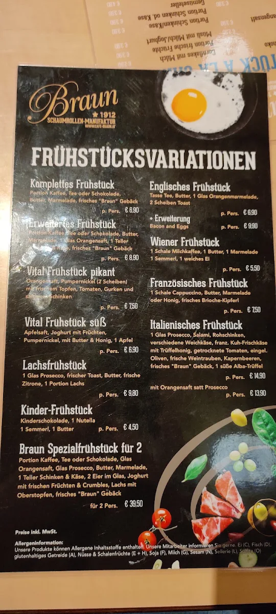 Speisekarte photo 2