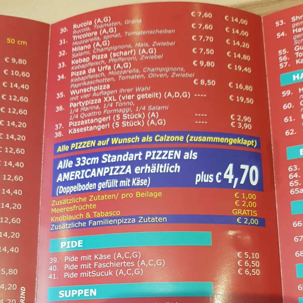 Speisekarte photo 1