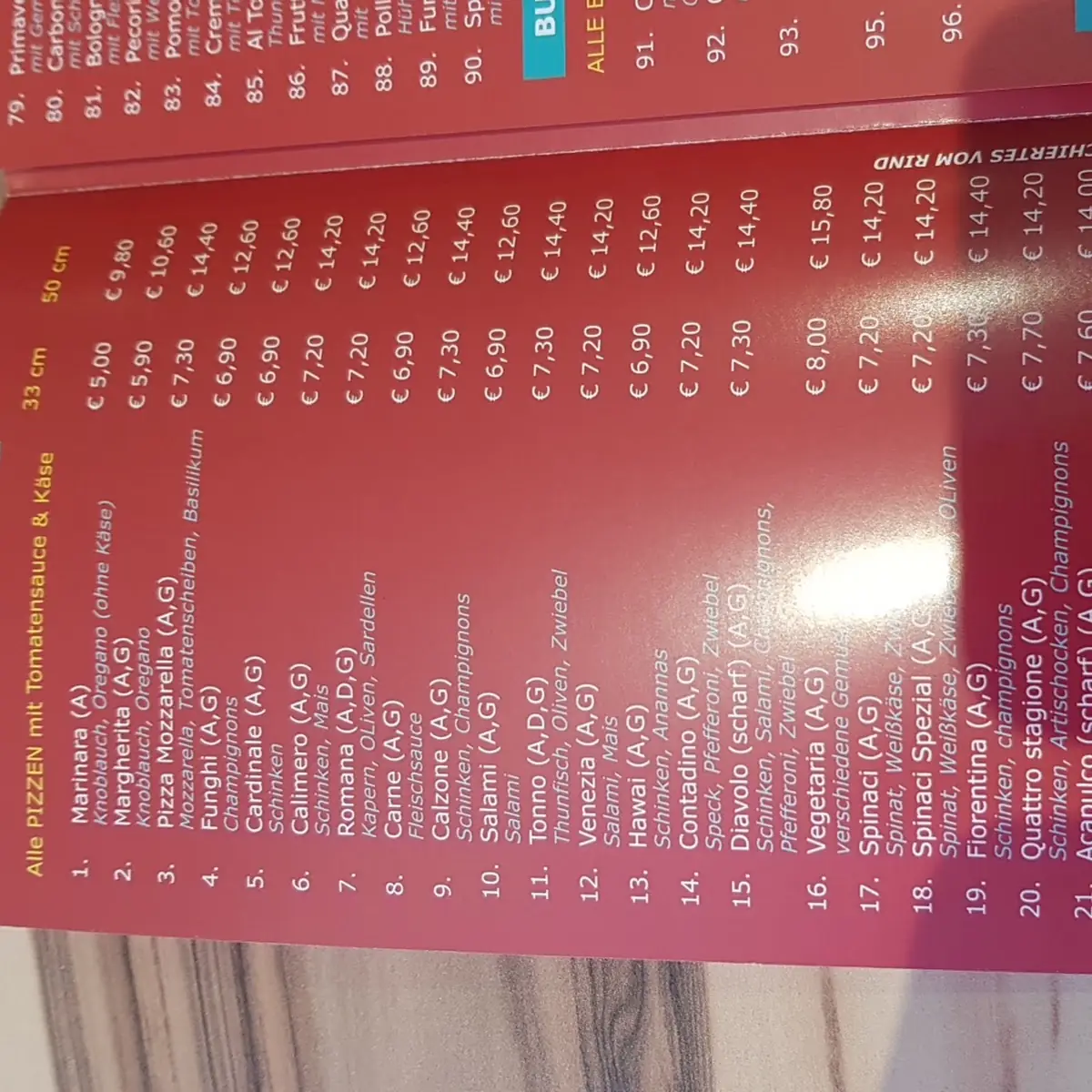 Speisekarte photo 8