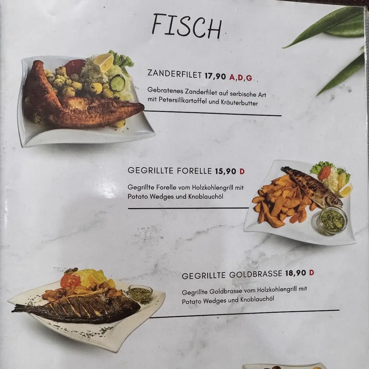 Speisekarte photo 2