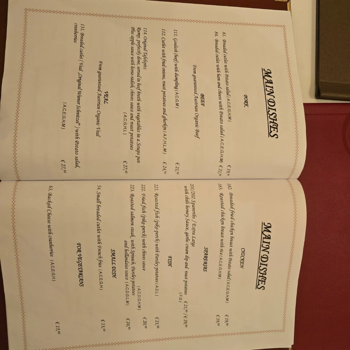 Speisekarte photo 8