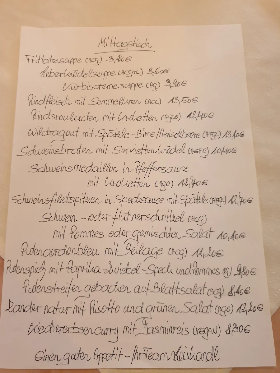 Speisekarte photo 9