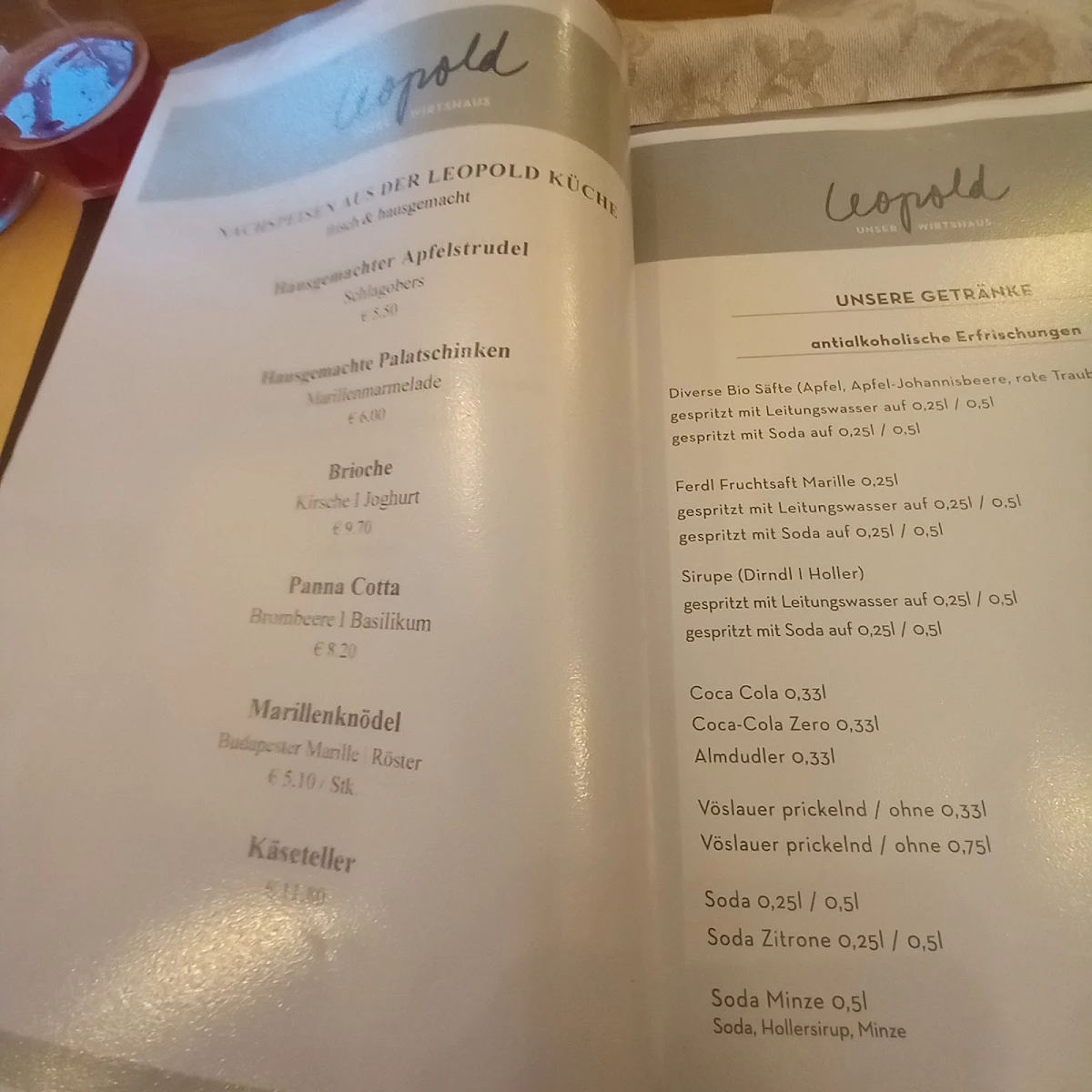 Speisekarte photo 1