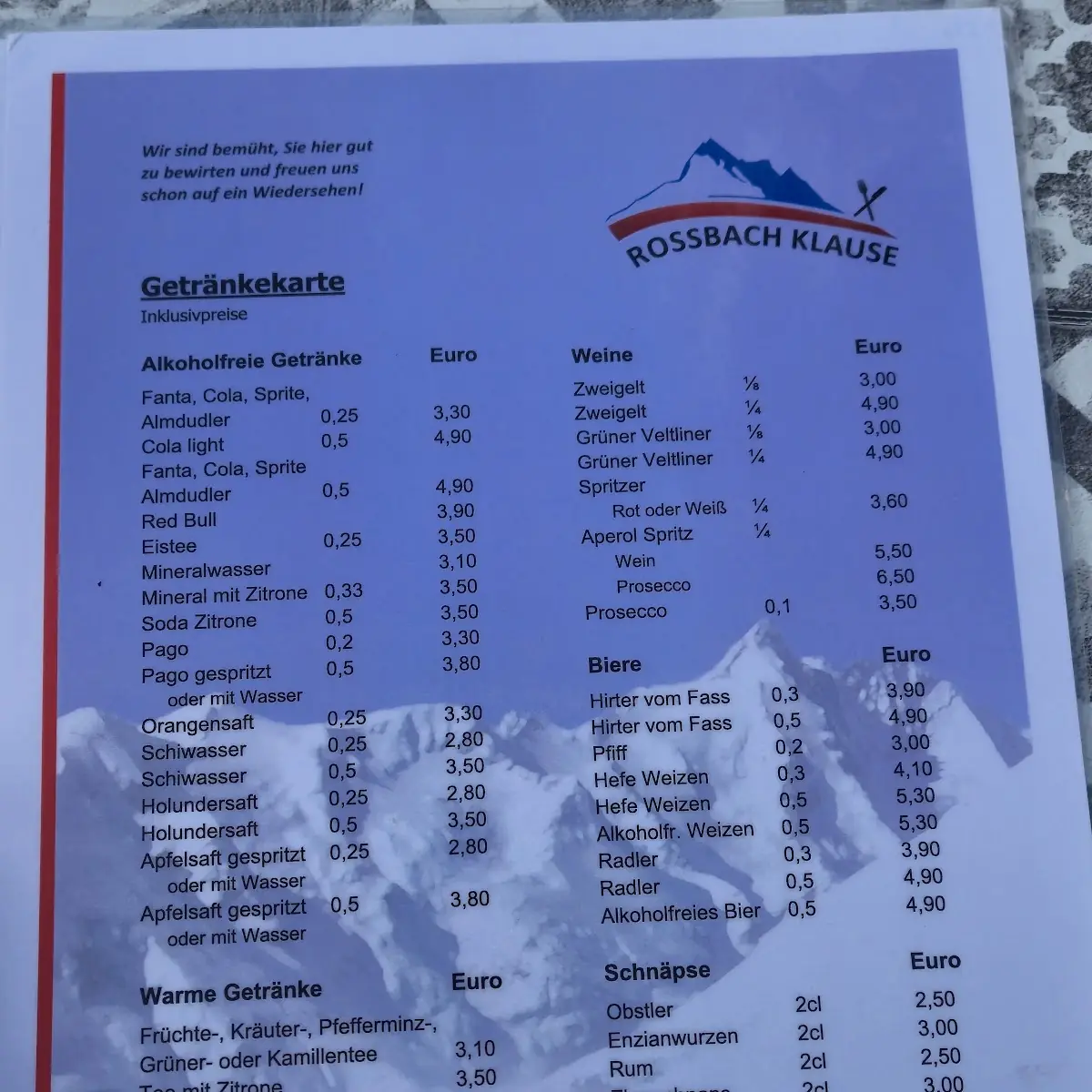 Speisekarte photo 3