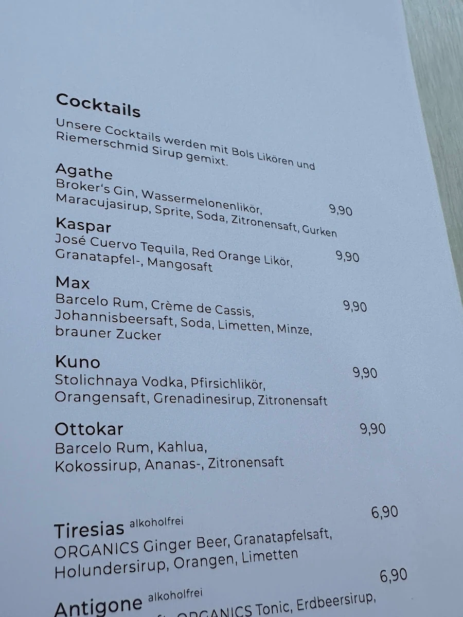 Speisekarte photo 2