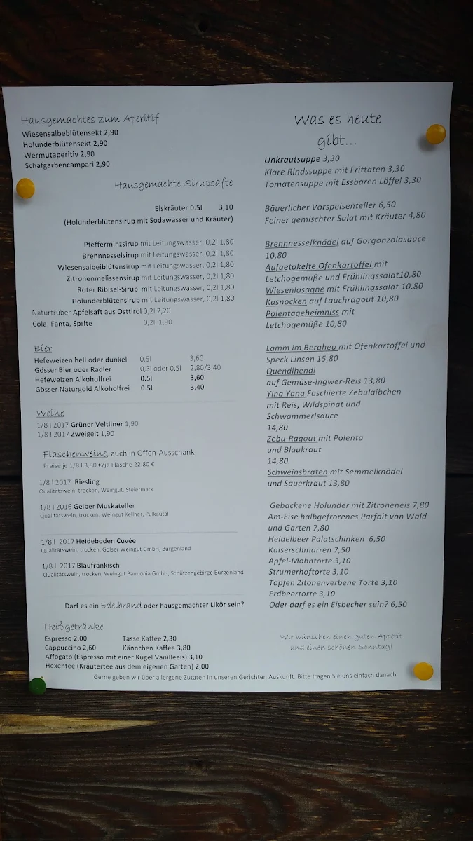 Speisekarte photo 6