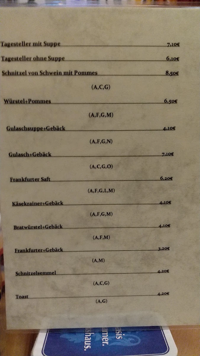 Speisekarte photo 2