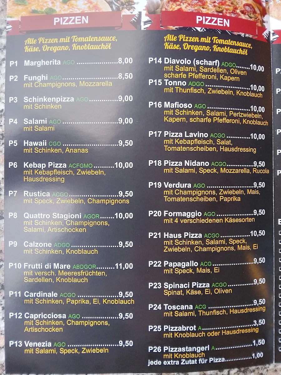 Speisekarte photo 2