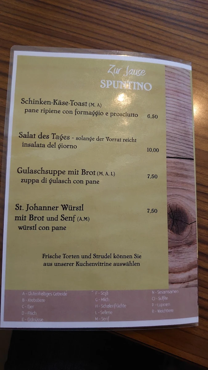 Speisekarte photo 2